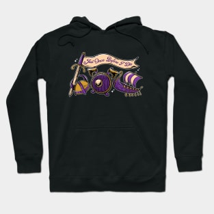 Minnesota Vikings Fans - Just Once Before I Die: Battle Banner Hoodie